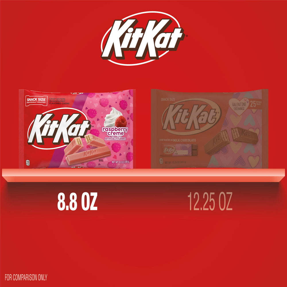 Kit Kat raspberry wafers ready for on-the-go snacking during trips