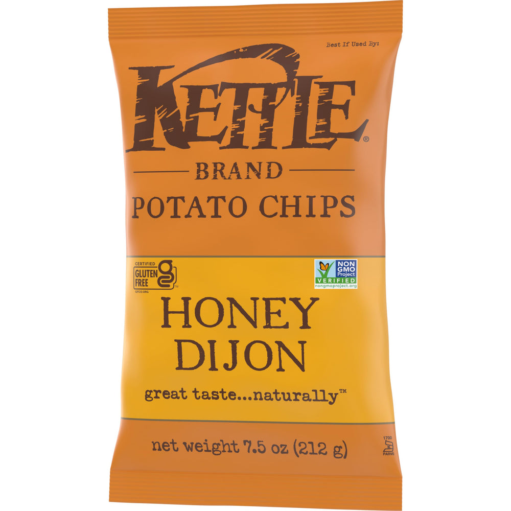 Kitchen scene with Honey Dijon chips ready to enjoy.