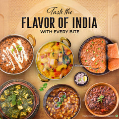 Kitchens of India gluten-free label visible on pack for gluten-conscious shoppers.