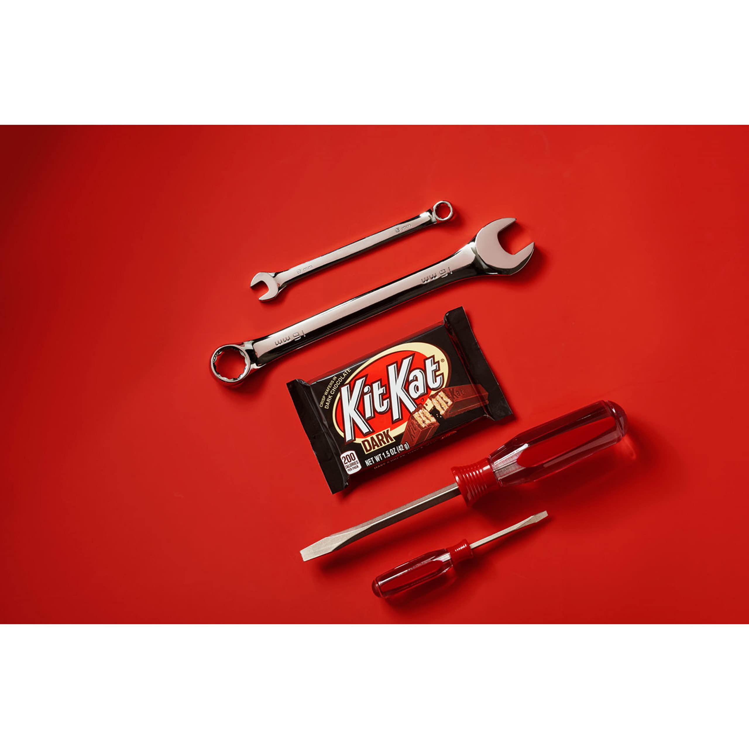 KIT KAT Big Kat in an Easter basket setup for gifting
