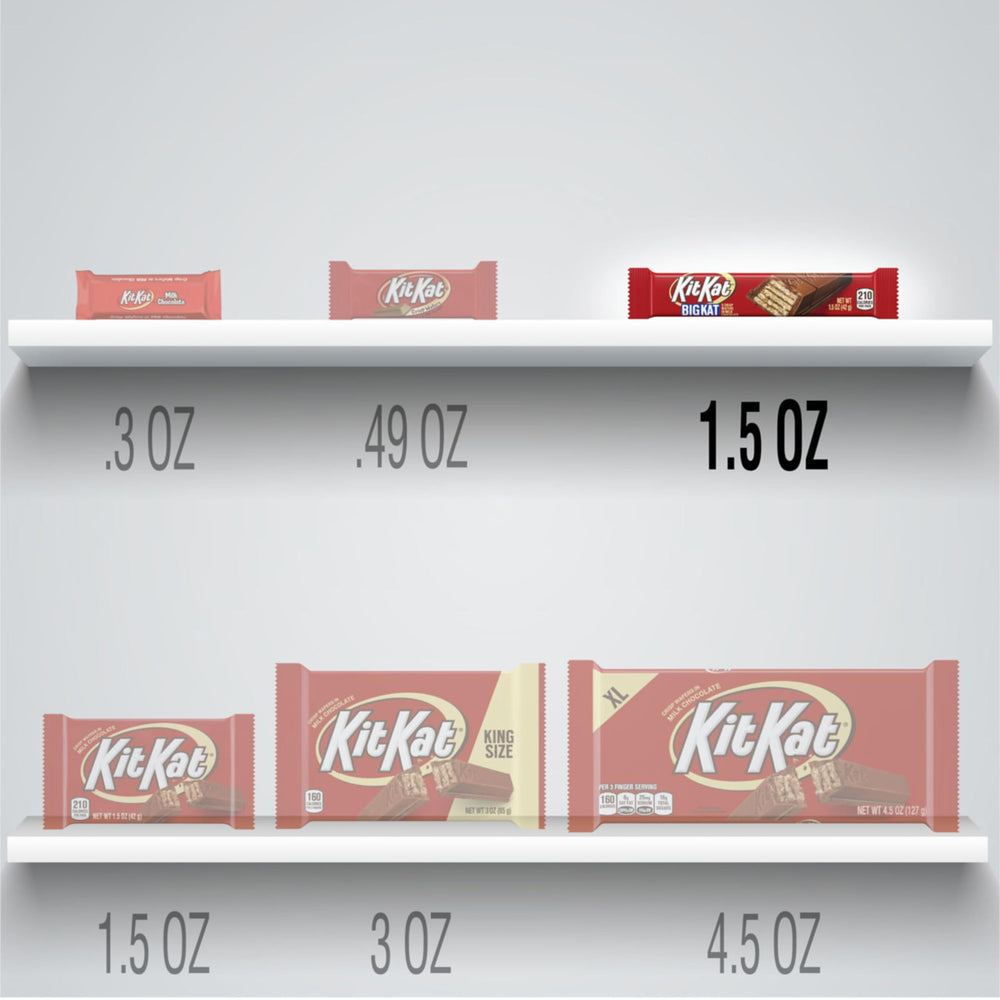 KIT KAT Big Kat bars arranged for party favors and events