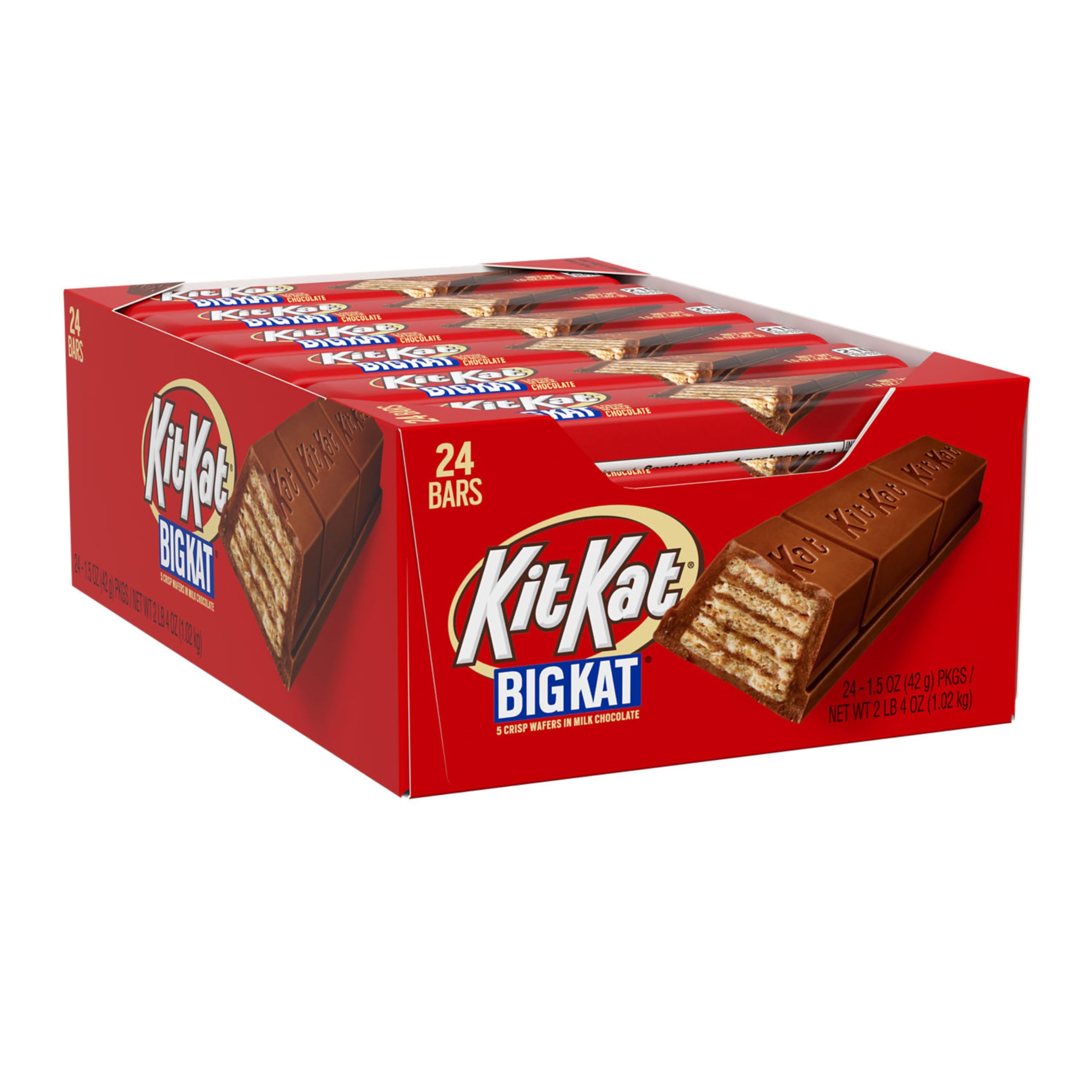 KIT KAT Big Kat wafers bulk box ready for stocking and display