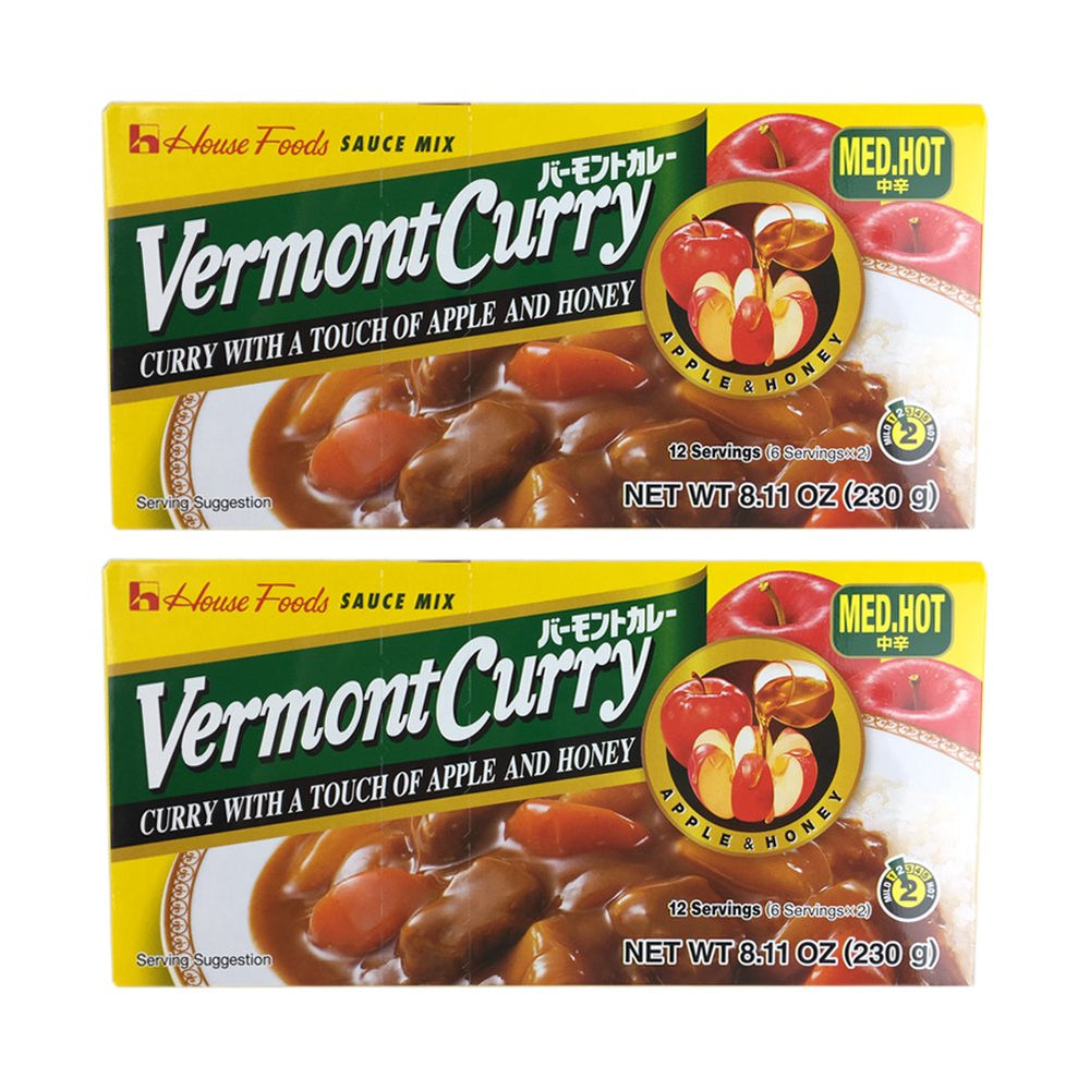 KITMOUS Vermont Curry 2 packs front view for quick meals