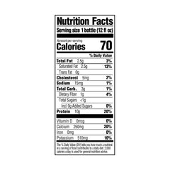 KITU label displays 10 g protein and 200 mg caffeine for keto-friendly energy.