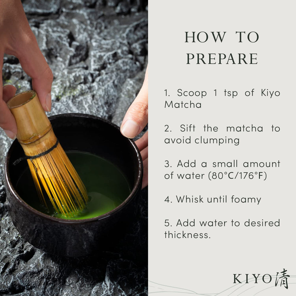 Kiyo Matcha Hatsumukashi Uji origin label emphasizes terroir and authenticity