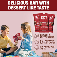 KiZE dairy-free energy bar suitable for lactose-free snacking.