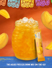 Flavors variety pack display of Klass Aguas Frescas drink mixes.