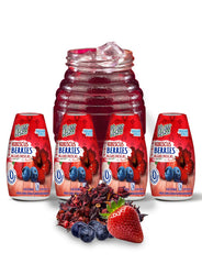 Klass Aguas Frescas hibiscus-berries bottle for on-the-go flavor.