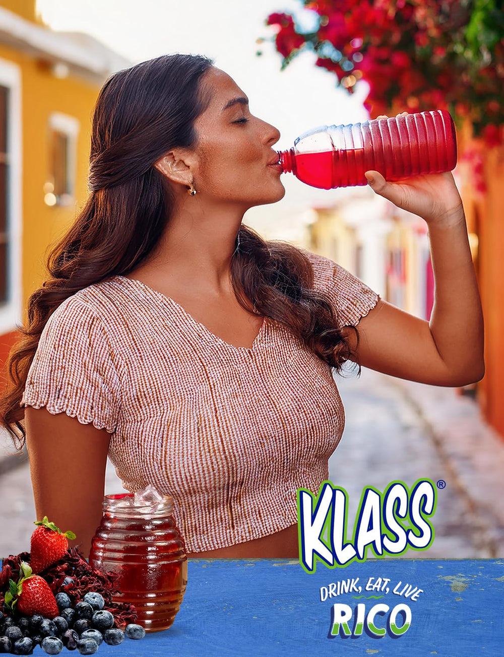 On-the-go use at gym or park with Hibiscus Berries mix