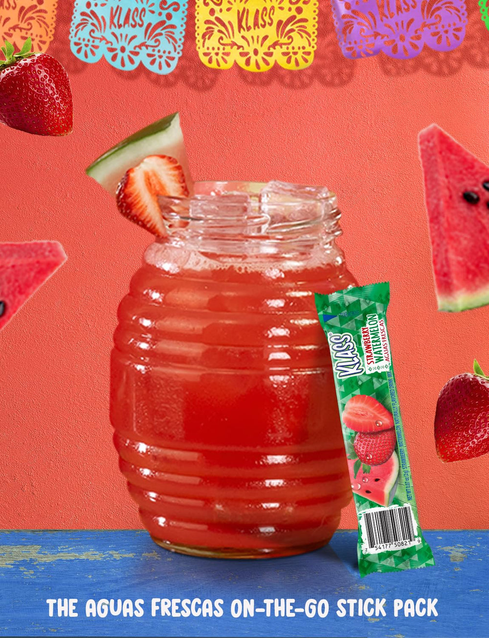 Klass Aguas Frescas hibiscus-berries packet with tropical aroma