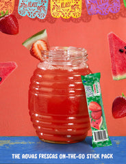 Klass Aguas Frescas hibiscus-berries packet with tropical aroma