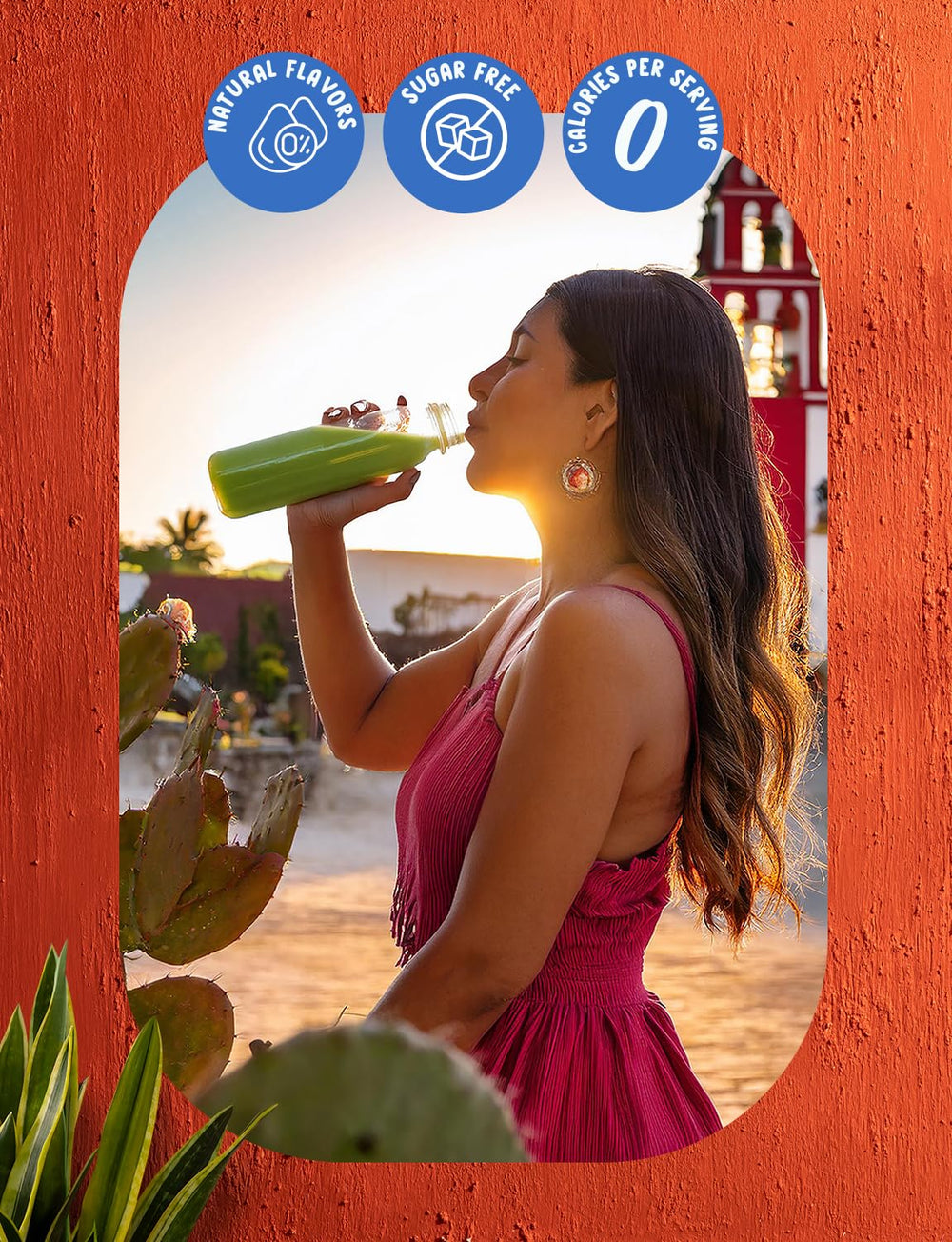 Klass Aguas Frescas liquid water enhancer drops deliver sugar-free flavor.