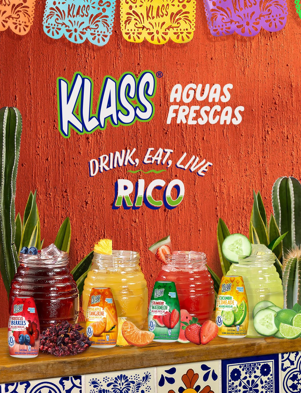 Klass Aguas Frescas on-the-go setup makes flavorful water quick and easy.