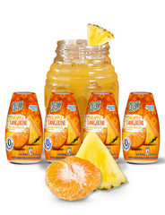 Klass Aguas Frescas pineapple-tangerine bottle for on-the-go hydration.