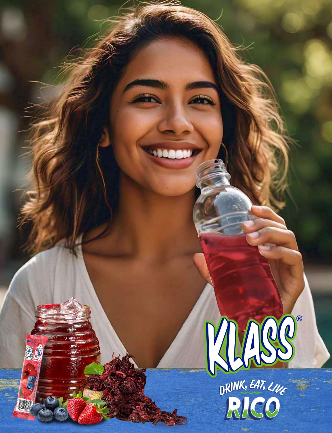 Klass Aguas Frescas pineapple-tangerine packet for a zesty, refreshing pour
