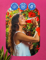 Klass Aguas Frescas drops being poured into a glass for refreshing flavor.