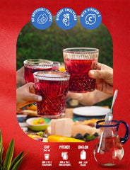 Klass Aguas Frescas prepared drink in glass showing vibrant color