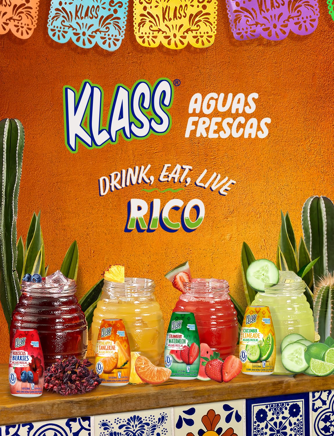 Klass Aguas Frescas soda substitute for healthier hydration.