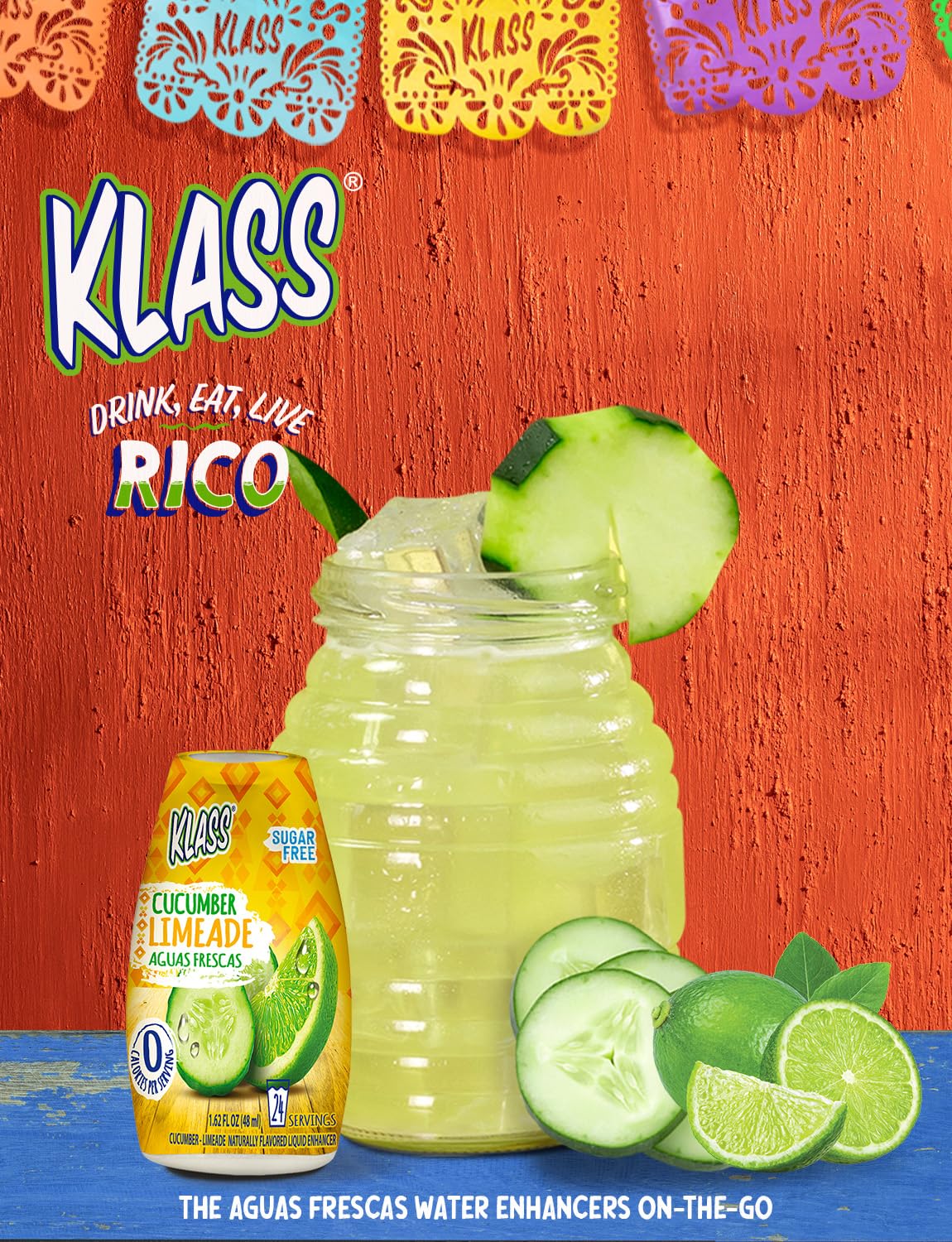 Klass Aguas Frescas travel pack enables flavor anywhere you go.
