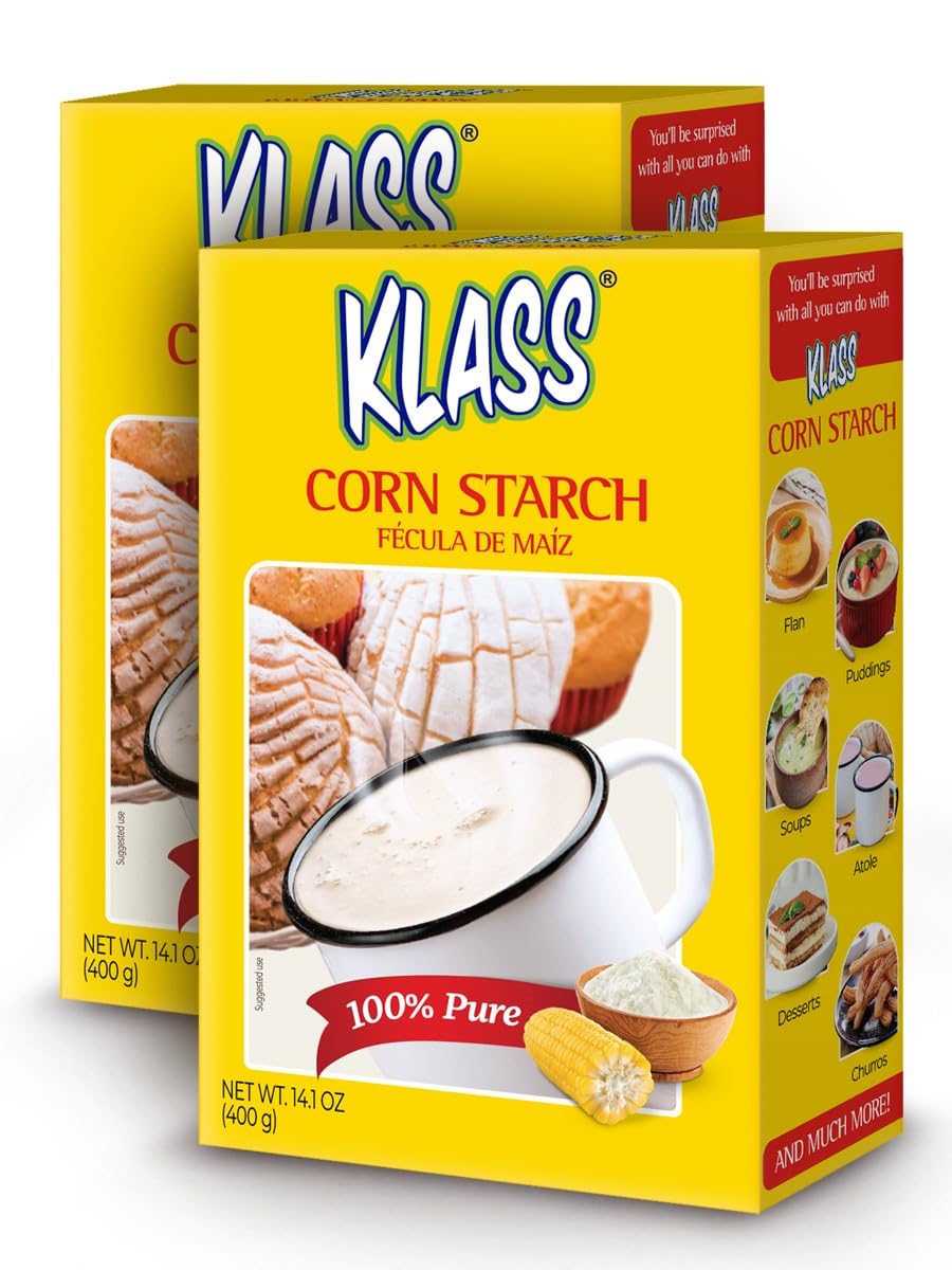 Klass Corn Starch front-pack view for versatile thickening in cooking