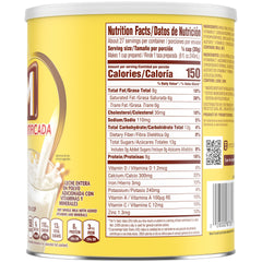 KLIM powdered milk dissolving and stirring to a creamy drink in minutes.
