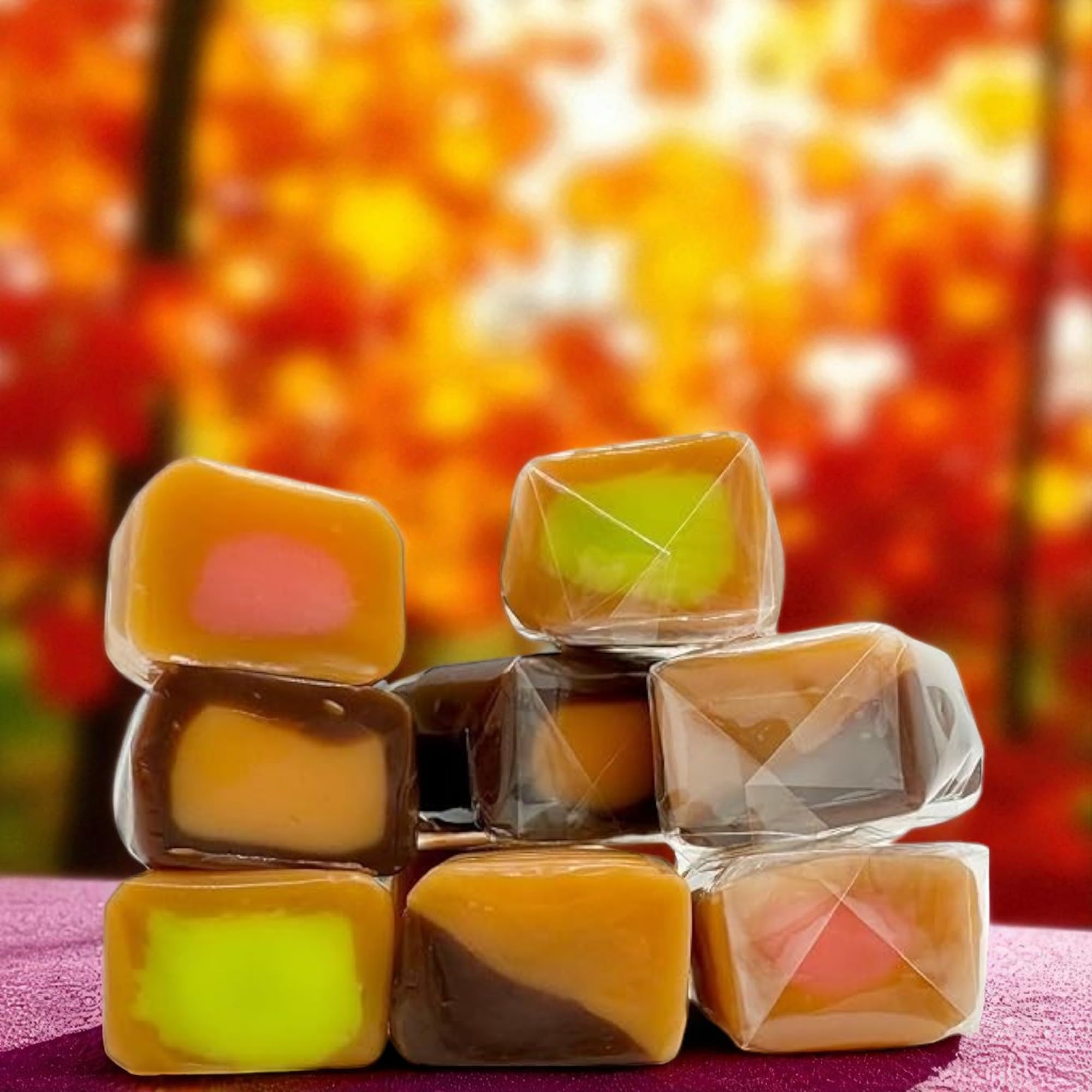 KLUB BULK Caramel Cubes orange cream for a zesty finish