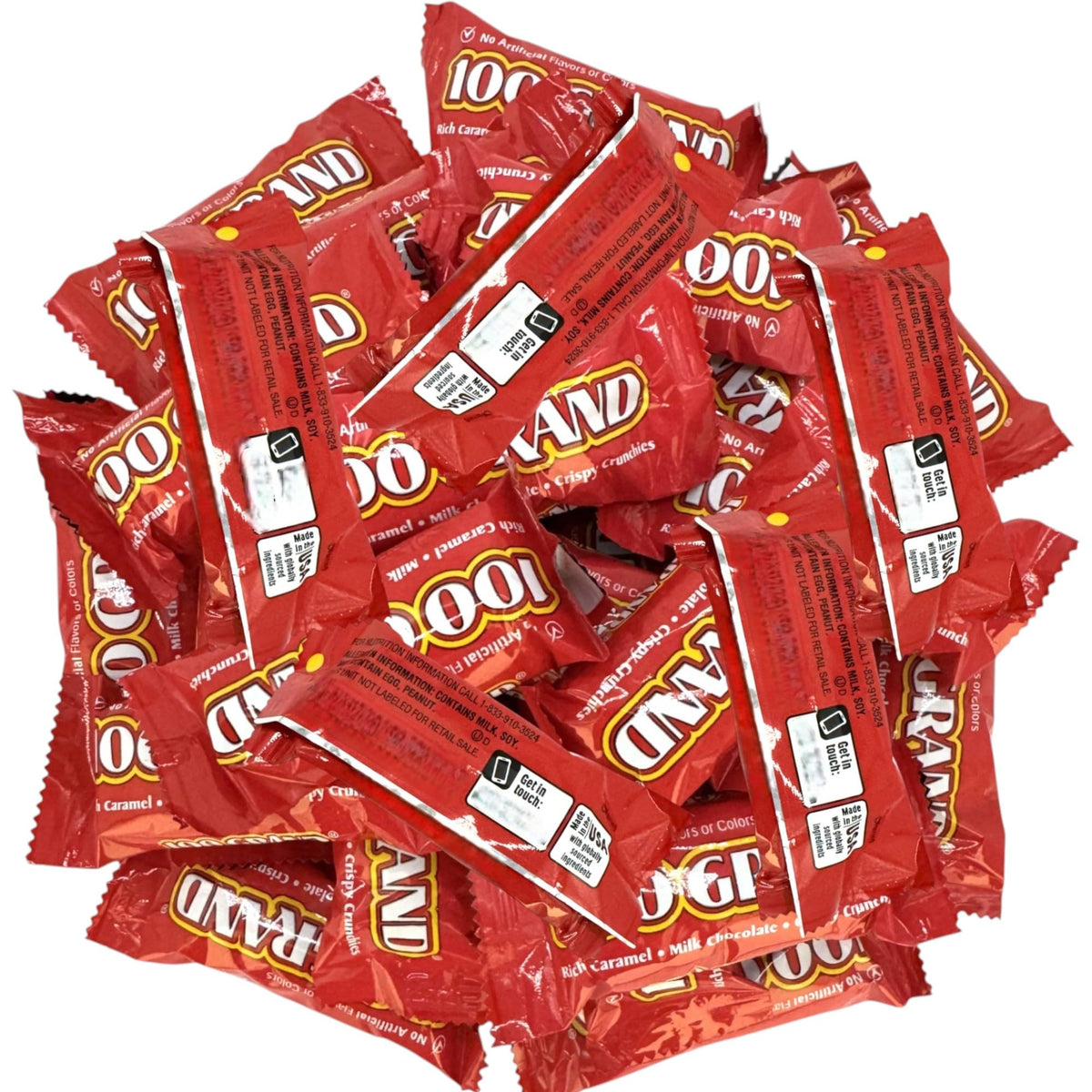 KLUB BULK caramel and rice chocolate bar packaging, ideal for parties and gifting