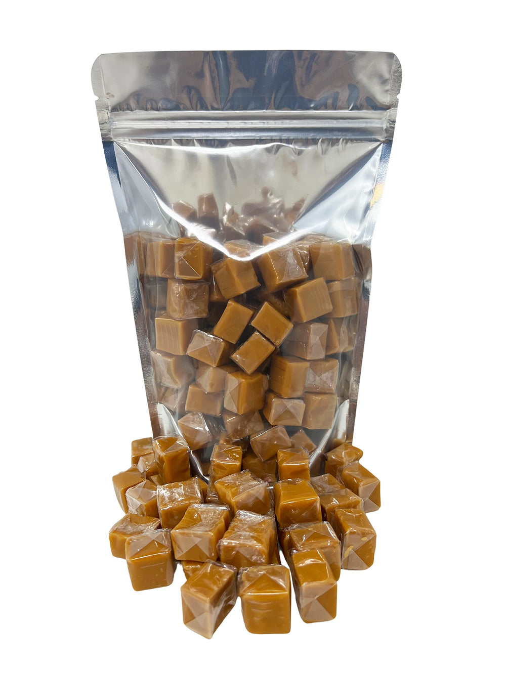 KLUB BULK Gluten-free and peanut-free caramel bites for allergy-aware snacking.