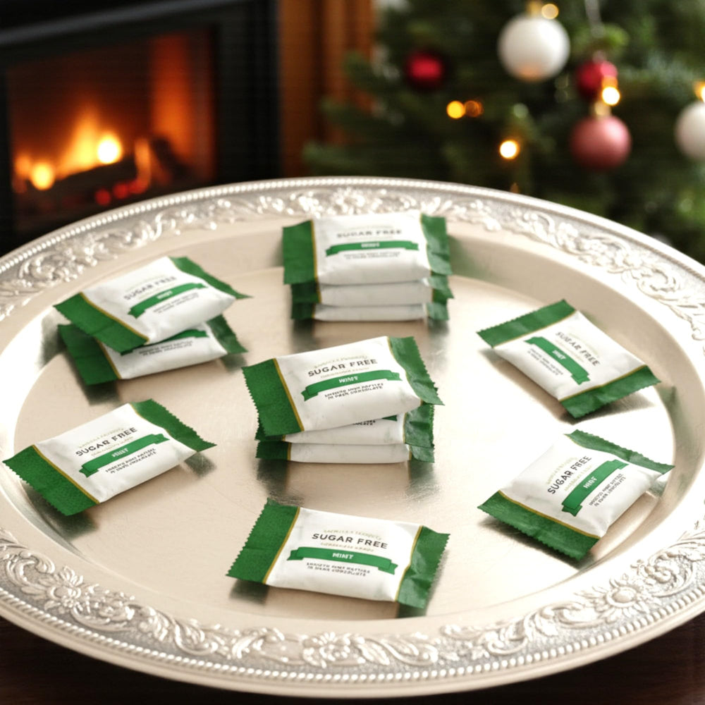 KLUB BULK Gourmet Mint Patties gifting-idea shows convenient option for holidays and celebrations.