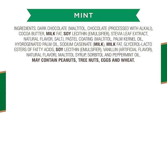 KLUB BULK Gourmet Mint Patties stevia-sweetened image conveys a lighter, flavorful alternative.