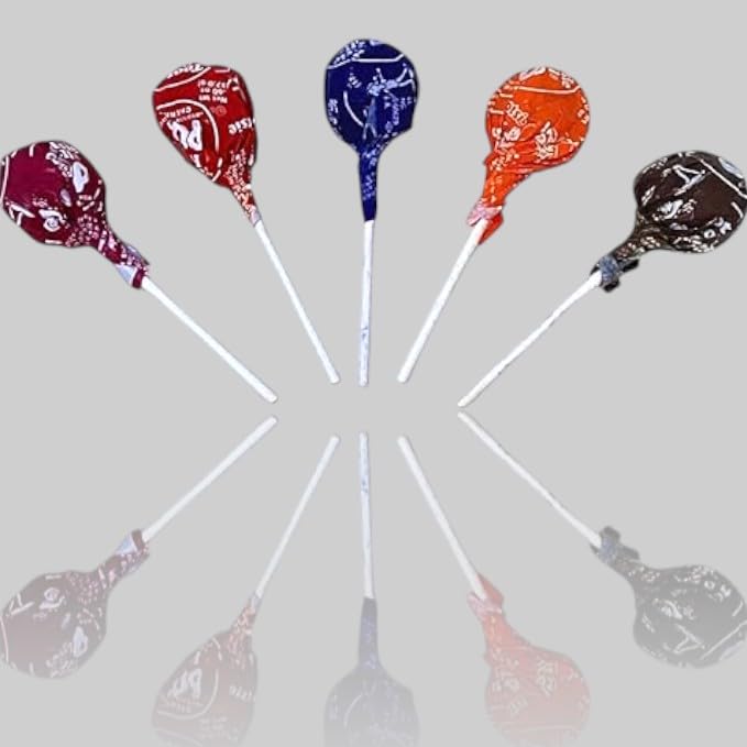 KLUB BULK grape roll pops display, perfect for bulk gifting and events.