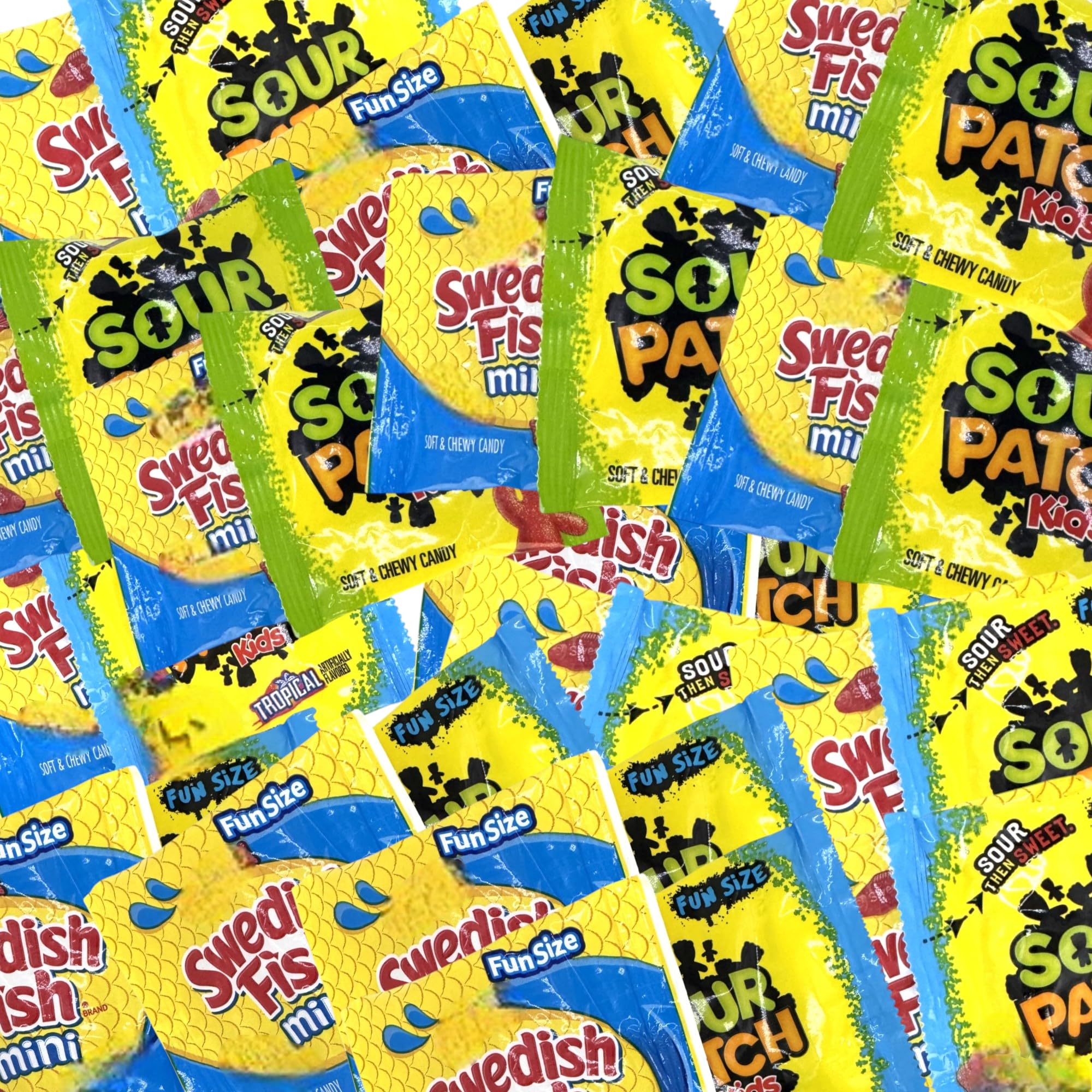 KLUB BULK Gummy Candy Minis — bite-sized, convenient wrappers for on-the-go snacking.