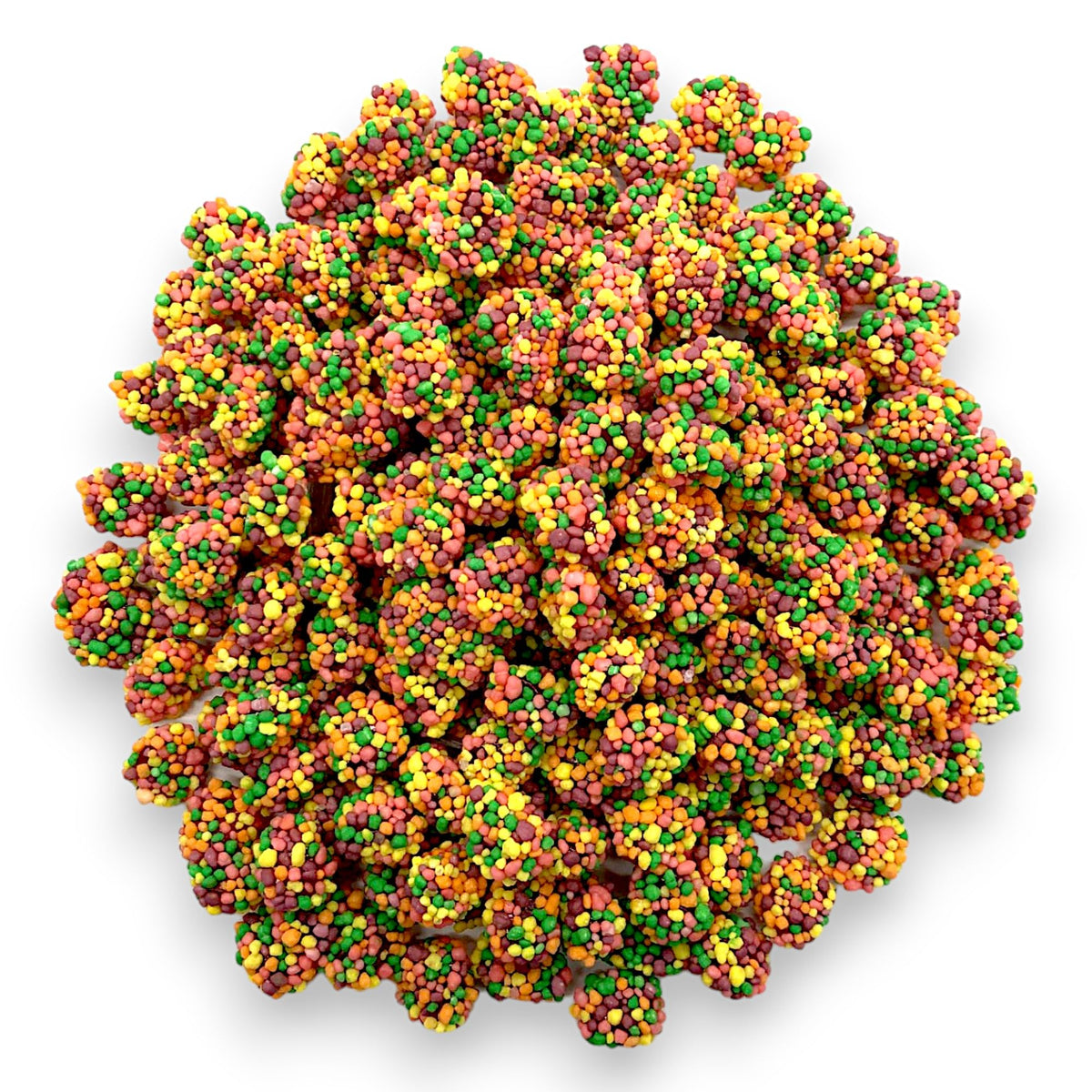 KLUB BULK Gummy Clusters in rainbow colors ideal for party bowls and gifting.
