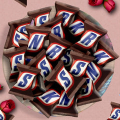 Klub Bulk fun size bars shown in a holiday candy bin.