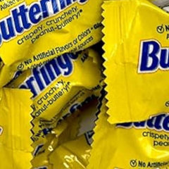 KLUB BULK Butter Finger Minis, individually wrapped, ideal for parties and sharing.