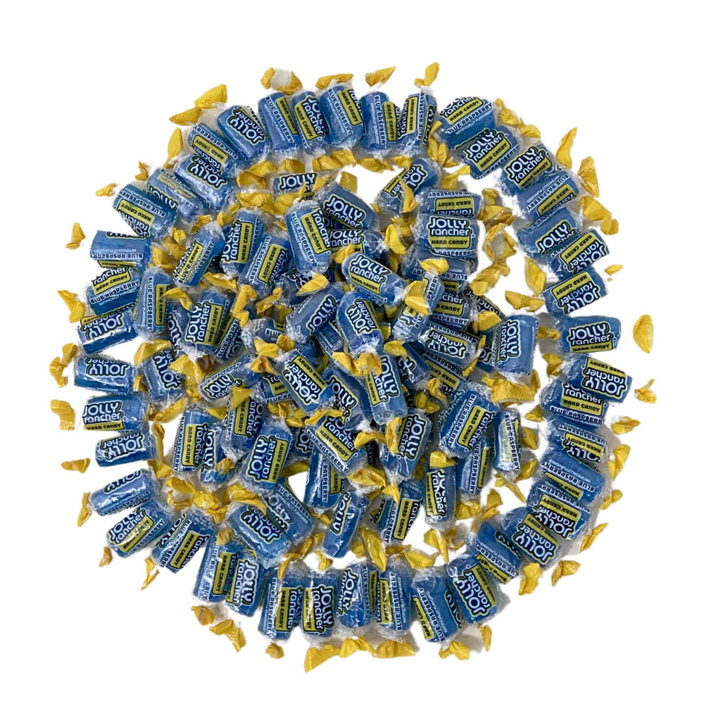 KLUB BULK Jolly Ranchers Blue Raspberry bag used for party favors and celebrations