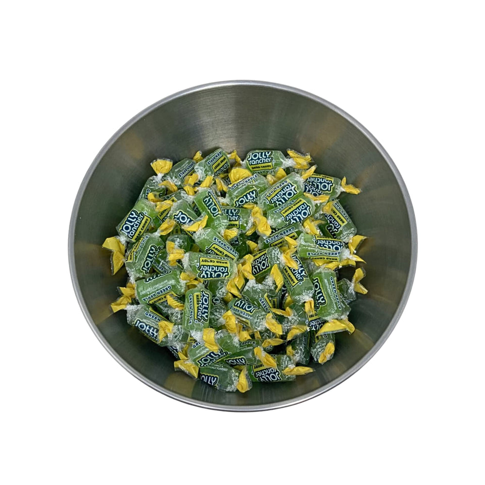 KLUB BULK Jolly Ranchers Green Apple individually wrapped candies for easy sharing.