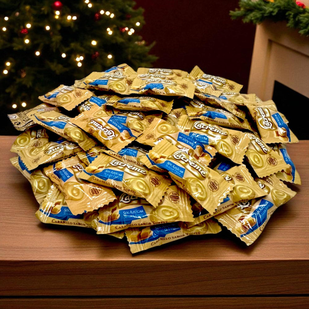 KLUB BULK La Creme sugar-free toffee gift set ready for gifting and sharing.