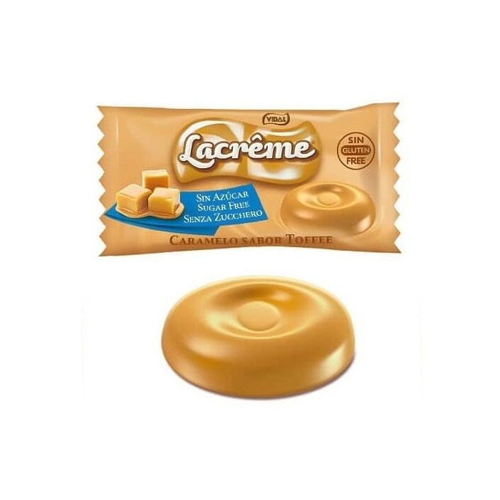 KLUB BULK La Creme sugar-free toffee piece reveals rich caramel notes and a smooth melt.
