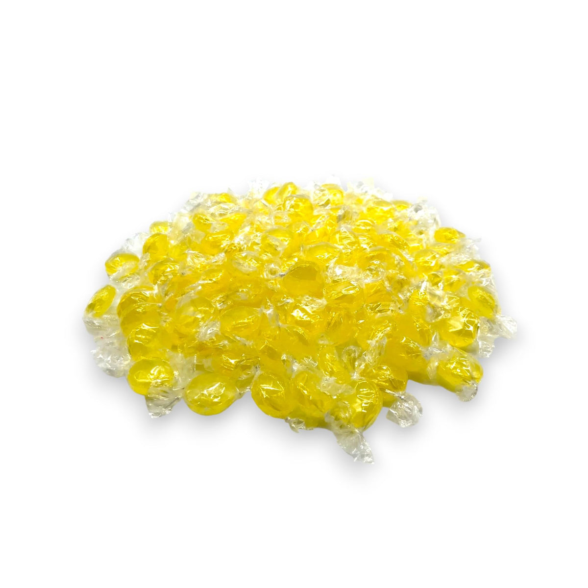 KLUB BULK Lemon Drops bag view, sugar-free lemon flavor for keto-friendly snacking.