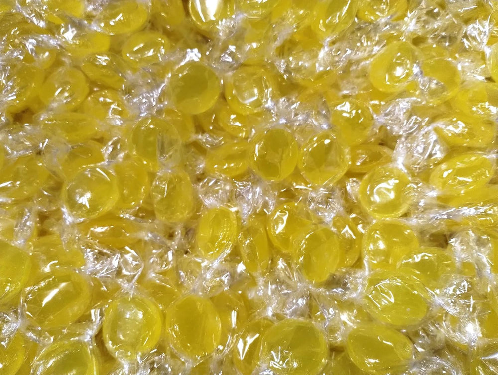 KLUB BULK Lemon Drops on kitchen counter, ready for a quick keto-friendly bite.