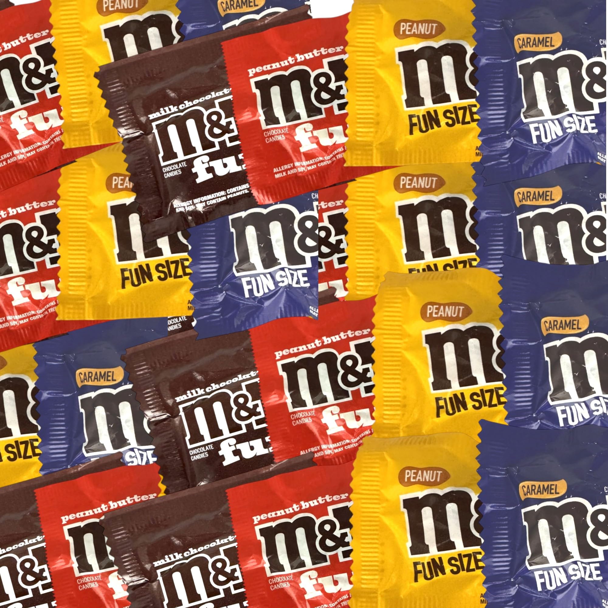 KLUB BULK MM assorted mini packs milk chocolate peanut caramel peanut butter—perfect for sharing at parties.