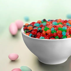 KLUB BULK Siganutre Jelly Beans assorted fruits including strawberry and orange for candy tables.