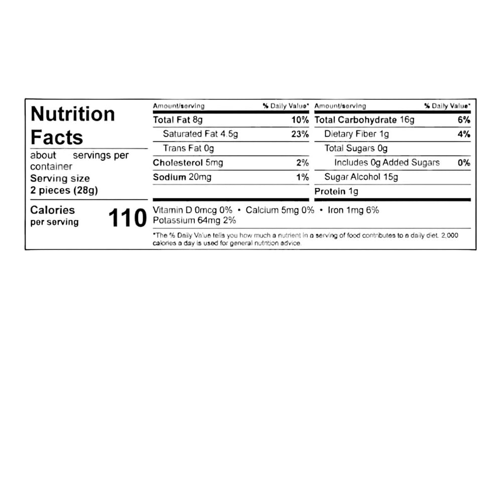 KLUB BULK stevia-sweetened truffle center close-up for refined flavor