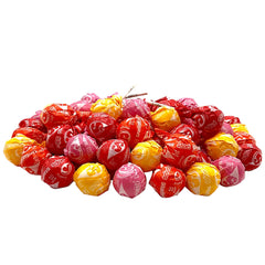 KLUB BULK Str Burst Lollipops with original flavors and fruit chew inside, ideal for gatherings.