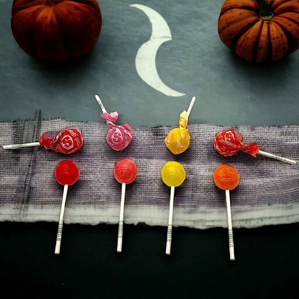 KLUB BULK Str Burst Lollipops strawberry flavor offers a juicy bite for desserts.