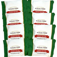 KLUB BULK sugar-free chocolate peanut butter cup delight close-up showing creamy texture for guilt-free snack.