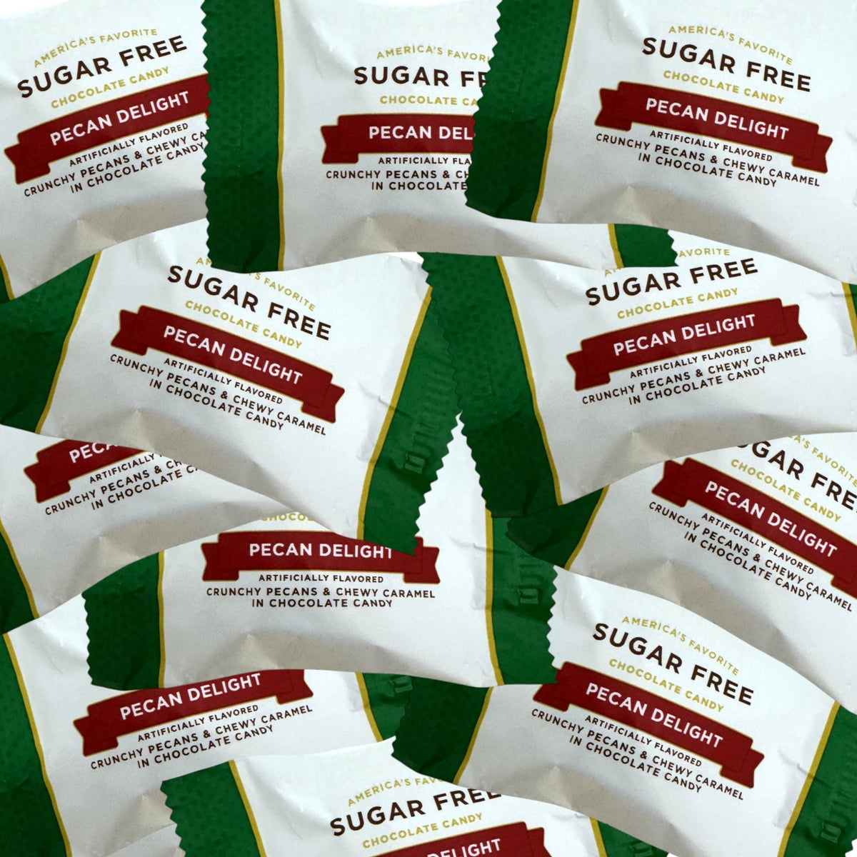 KLUB BULK Sugar Free Chocolate Pecan Delight 1lb packaging, ideal bulk snack for sharing.