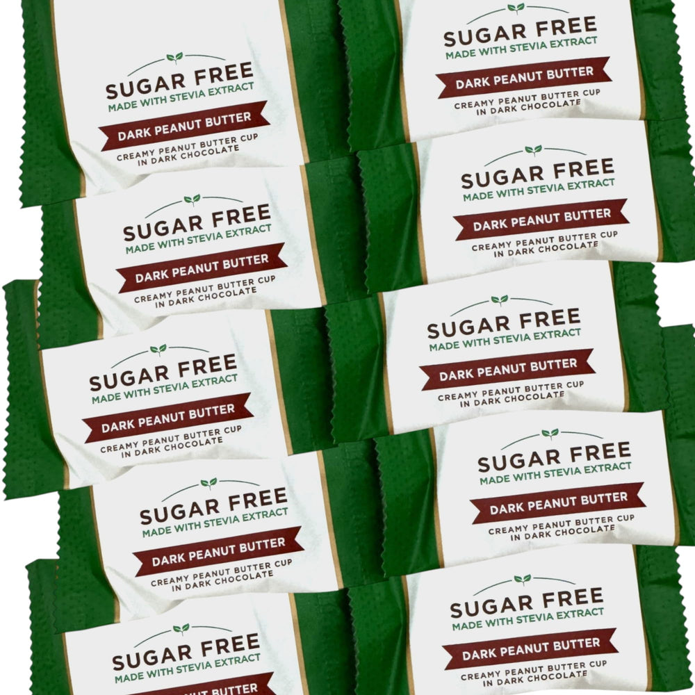 KLUB BULK sugar-free dark chocolate peanut butter cup delight packaging showcases premium indulgence