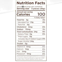 KLUB BULK sugar-free strawberry fruit chews with vibrant color for a refreshing treat